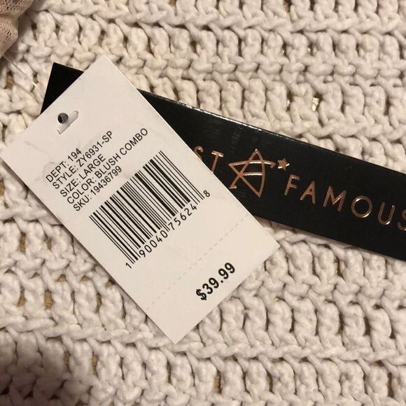 NWT Almost Famous blouse sz L - Picture 7 of 7